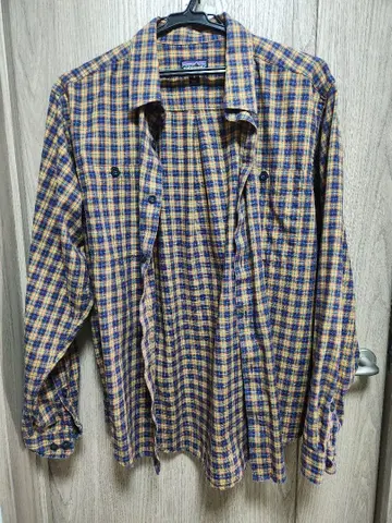 patagonia 체크 무늬 플란넬 셔츠 L