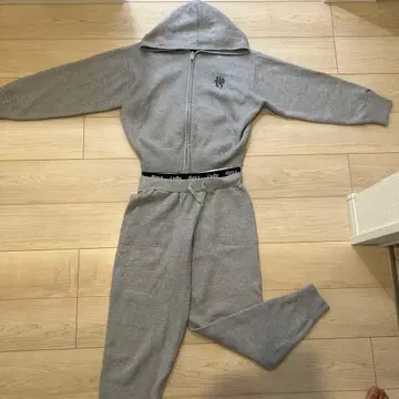 ROXY 풀 집업 후드티 그레이