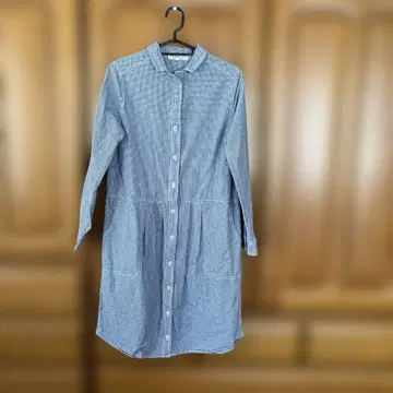 NORTHERN TRUCK 체크 무늬 셔츠 원피스