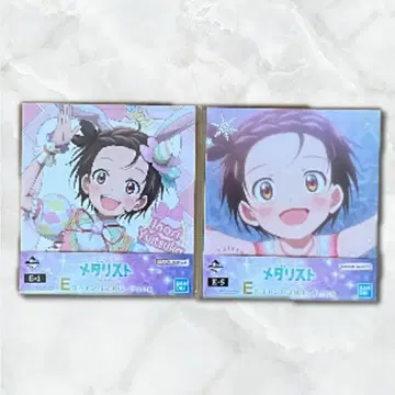 [새상품] 제일복권 메달리스트 E상 캔버스 보드 2종 세트 결속 이노리