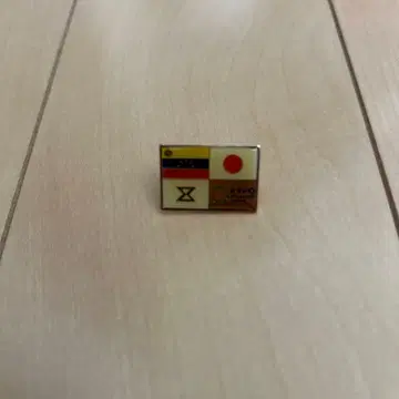 아이치 엑스포 베네수엘라 프렌드십 관계자 한정판 배포 직사각형 핀 배지