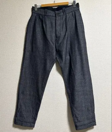 QUILP Buckler 헤링본 2턱 슬랙스