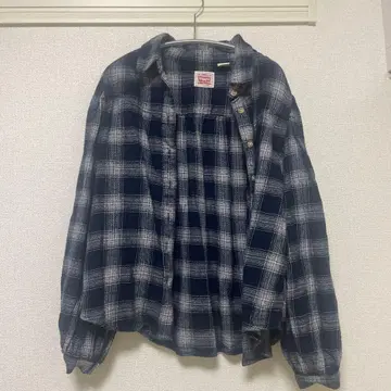 Levi Strauss & Co. 체크 무늬 긴팔 셔츠 S