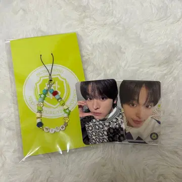 NCT WISH 리쿠 FC 트레이딩 카드 비즈 스트랩