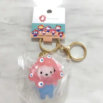 포차코 산리오 미야쿠미야쿠 클리어 컬러 마스코트 키링