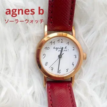 에네스베 agnes b 솔라 워치 손목시계 작동품
