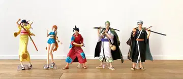 원피스 제일복권 피규어 5체 세트 와노쿠니 편