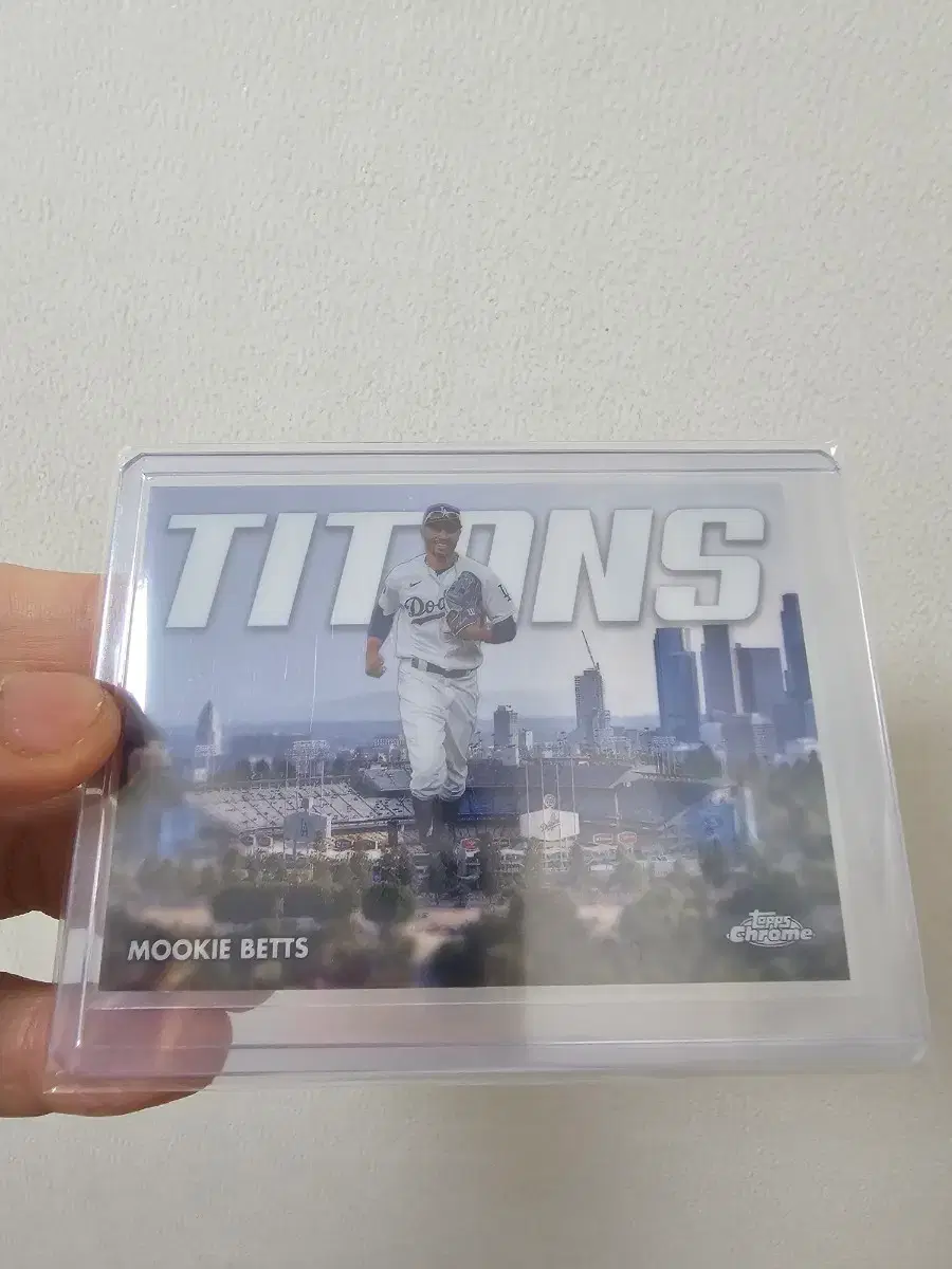 LA다저스 무키 베츠 Topps Chrome 야구 카드 TITANS
