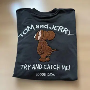 가격 인하 새상품 톰과 제리 맨투맨 트레이닝복 LOGOS DAYS M