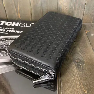 D11 램 가죽 지갑 인트레차트 장지갑 더블 라운드 지퍼 블랙