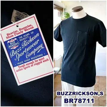버즈릭슨 BUZZRICKSONS 반팔 포켓 T셔츠 78711 L