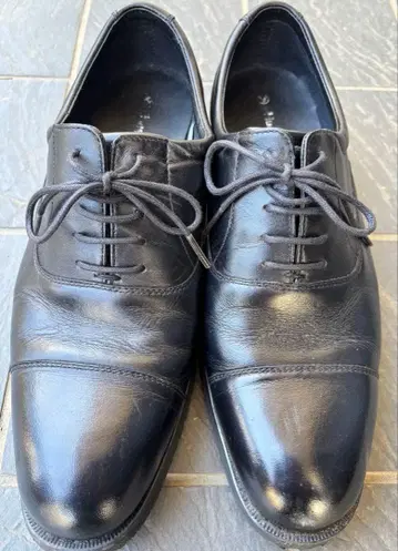 허시파피 컴포트 슈즈 M-977 25.5cm 4E 천연 가죽 블랙