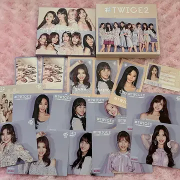 #TWICE2 CD DVD 트레이딩 카드 세트