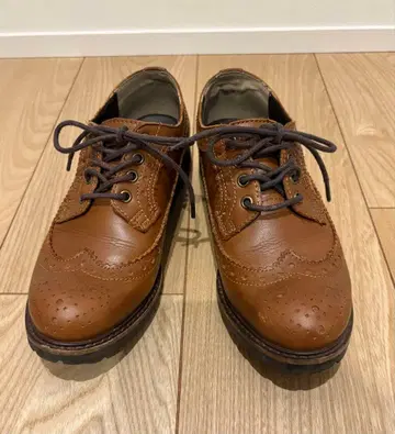 yosuke 브라운 가죽 윙팁 슈즈 22.5cm