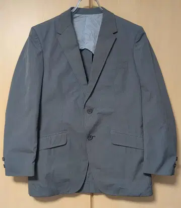 VAN 그레이 테일러드 자켓 투버튼 90