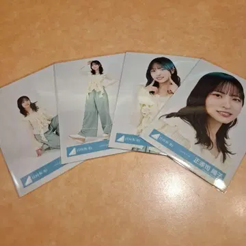 히나타자카46 쇼겐지 요코 히나탄사이 파스텔 코디 4종 컴프 브로마이드