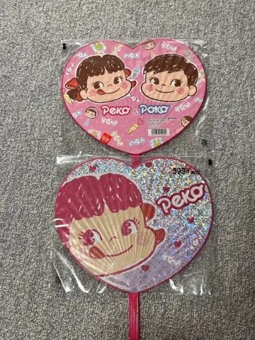 [ 새상품 ] 페코짱 부채 2개 세트