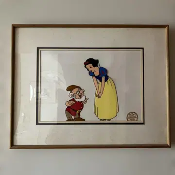 디즈니 백설공주 애니메이션 셀화