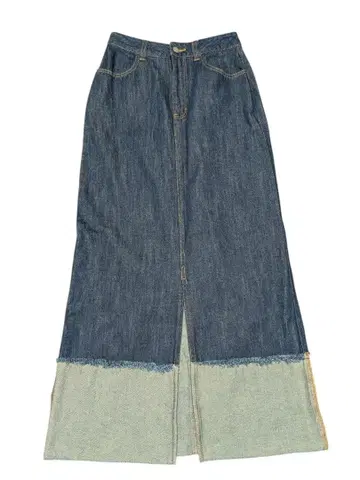 완판템 1chaku. 롤업 데님 스커트 ZOZOTOWN