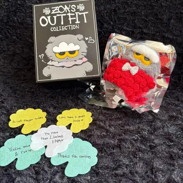 ZO&FRIENDS ZOA 랜덤 봉제 인형 키링