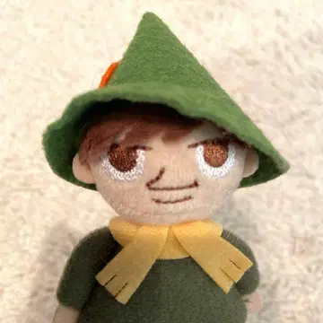 새상품급 무민 스너프킨 스트랩 참 키링 봉제 인형 세키구치