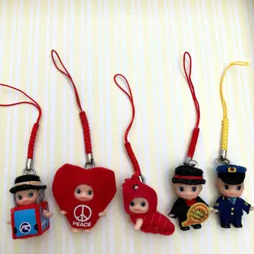 지역 한정판 큐피 스트랩 5개 세트