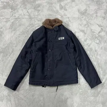 HOUSTON N-1 덱 자켓 65913 아메카지 네이비 36