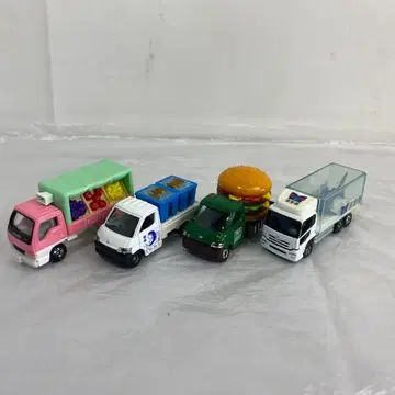 토미카 4대 세트 해유관 햄버거 토미카 수산 후르츠샵 1