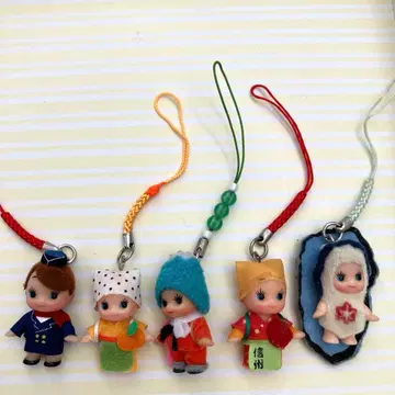 지역 한정판 큐피 스트랩 5개 세트