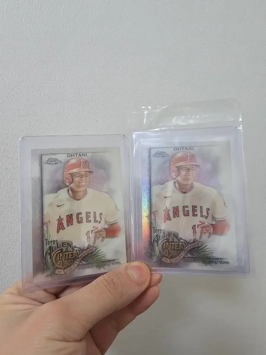 Topps 오타니 Allen&Ginter 크롬-리플렉터 2장 세트카드