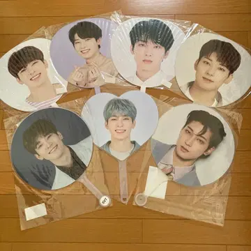 공식 SEVENTEEN 원우 부채 일괄 7개 세트