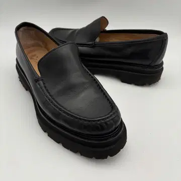 PASCUCCI 파스쿠치 로퍼 여성용 가죽 블랙 38