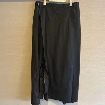 sulvam 랩 스커트 팬츠 블랙 본지티 팬츠