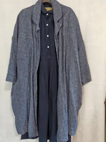 GALLEGO DESPORTES 데님 겉옷 코트 S 몇 회 사용 프랑스제