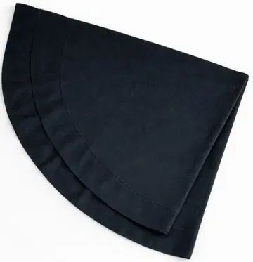 펠레린 블랙 케이프 코트