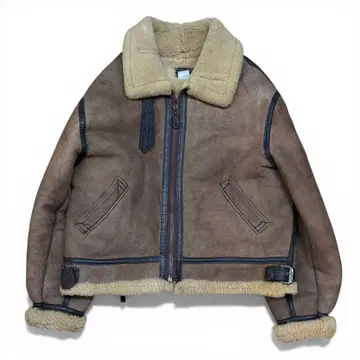 AVIREX B-3 무스탕 자켓 플라이트 자켓 양가죽 사이즈 44