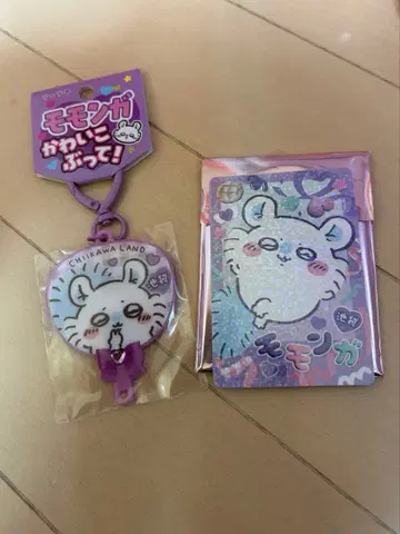 치이카와 Go! IKEBUKURO 부채형 아크릴 키링 카드 모몽가