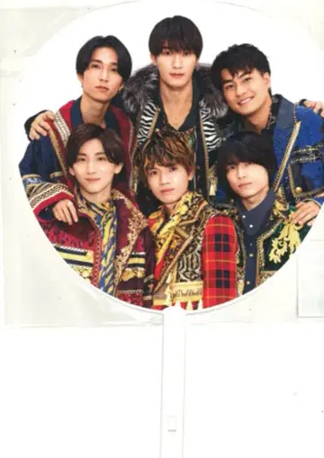 SixTONES 22-23년 카운트다운 콘서트 집합 부채