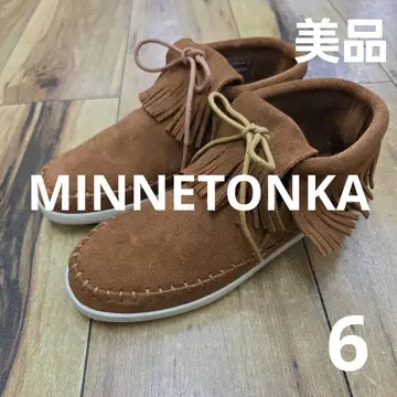 새상품급 미네통카 프린지 숏부츠