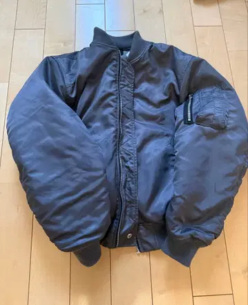 BELVET MA-1 플라이트 자켓 그레이 카모플라쥬