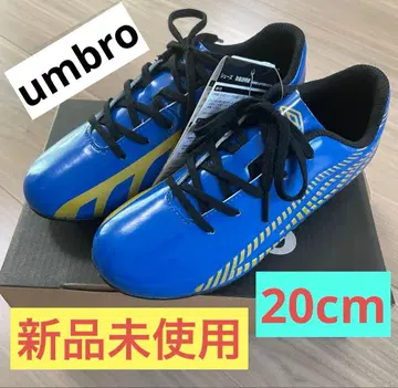 엄브로 축구화 스파이크 파랑/노랑 20cm 미사용 새상품
