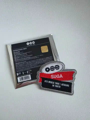 BTS ARIRANG 시부야 POP-UP 와펜 스티커 SUGA 윤기