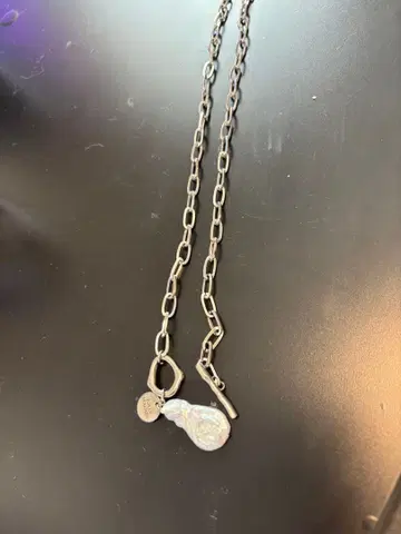 담수 진주 스테인리스 체인 목걸이 시착만 한 상품