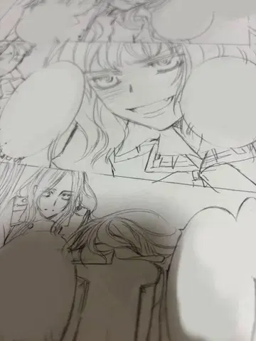 뱀파이어 기사 히노 마츠리 원고 밑그림