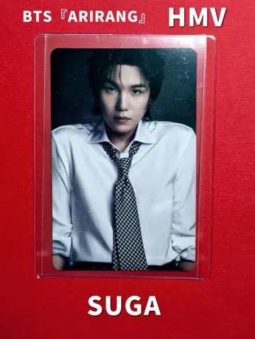 BTS ARIRANG HMV 매장 한정판 트레이딩 카드 SUGA 윤기