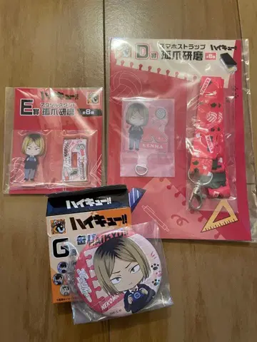 아크릴 스탠드 아크스타 하이큐 구스마 복권 코즈메 켄마 D E G