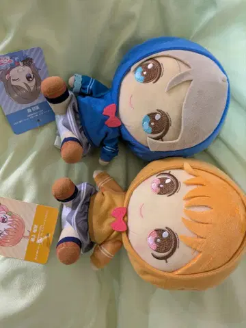 러브 라이브! 선샤인!! 봉제 인형 후드티 의상 치카, 요우 세트