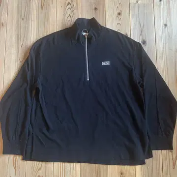 NUMBER (N)INE 집업 티셔츠 하이넥