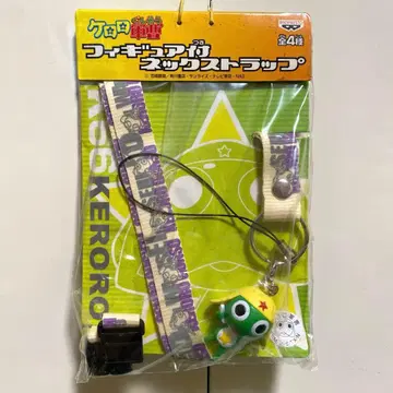 개구리 중사 케로로 피규어 부착 넥스트랩 레트로 귀여운