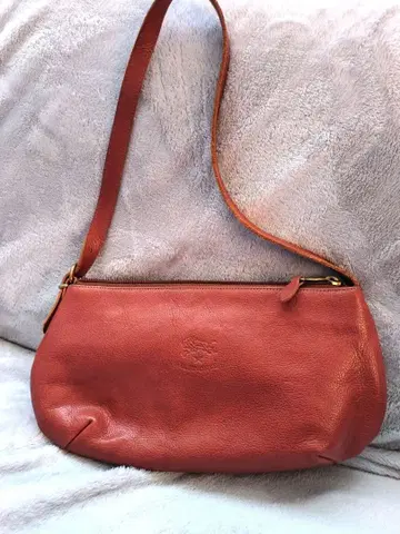 IL BISONTE 숄더백 가죽 브라운